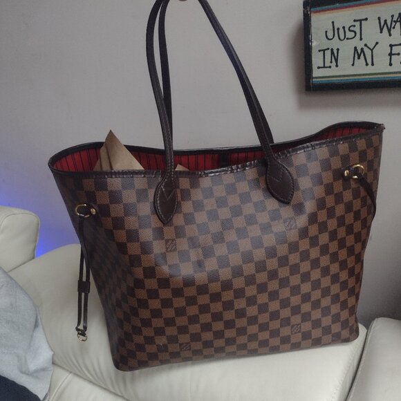 💋💋 💯% Authentic Louis Vuitton Neverfull GM Full Set - Picture 16 of 16